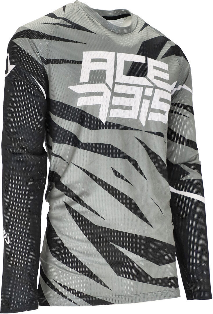 Acerbis MX J-Windy 4 Motocross Jersey, black-grey, Size S, black-grey, Size S