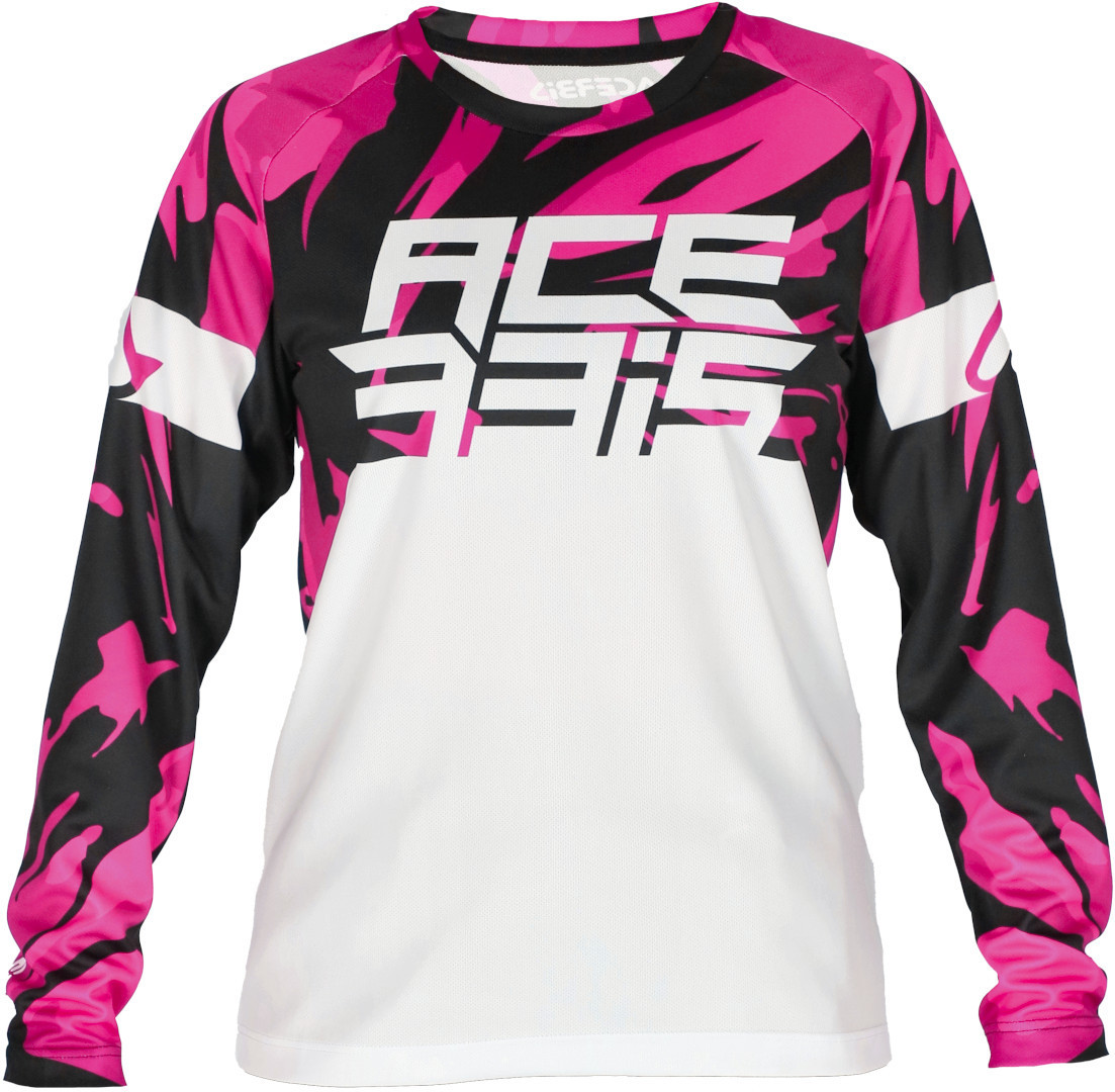 Image of Acerbis MX J-Kid 4 Maglia Motocross Bambini, bianco-porpora, dimensione XS