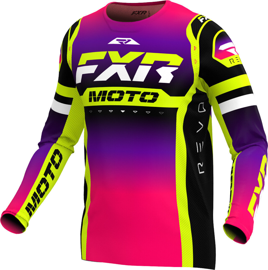 FXR Revo Pro LE Motocross Jersey, black-yellow, Size XS, black-yellow, Size XS