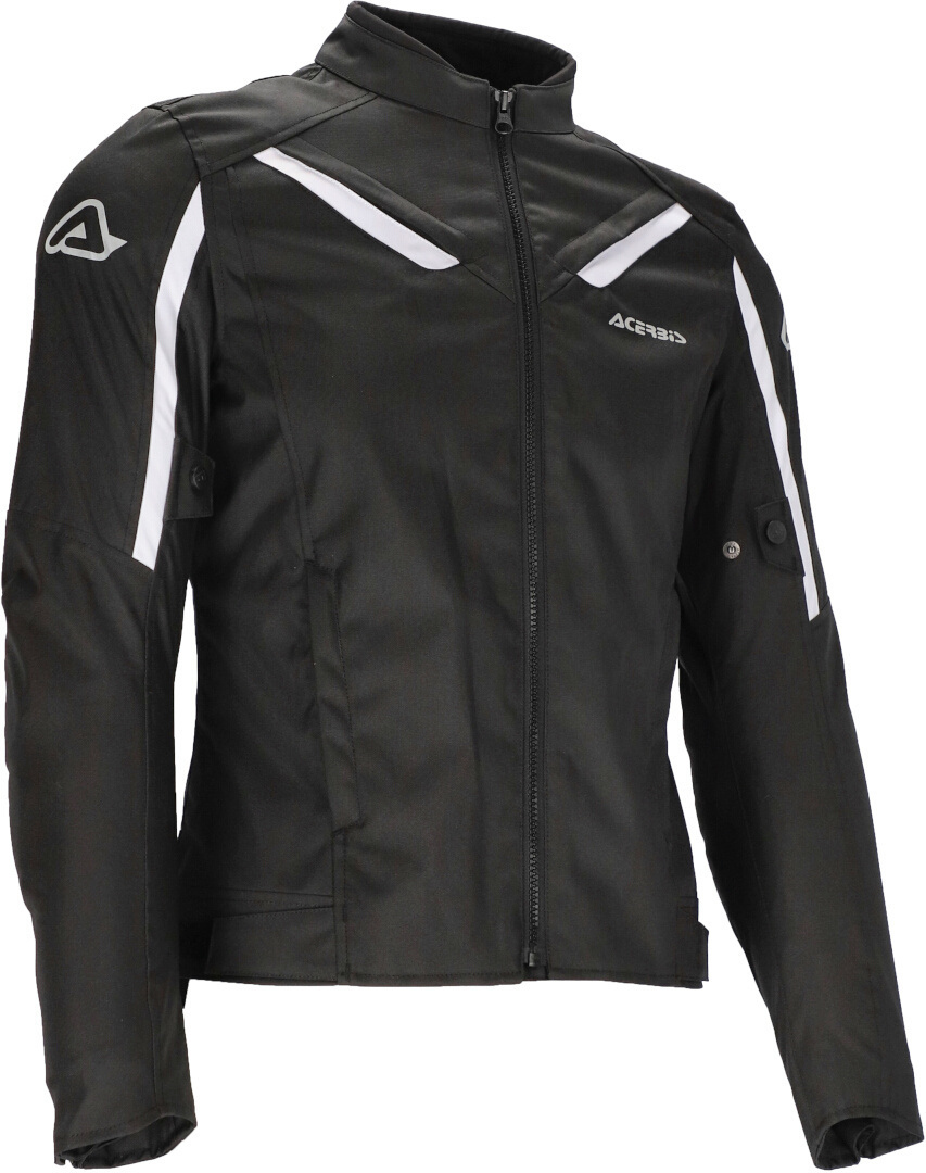 Acerbis X-Mat Motorcycle Textile Jacket, black-white, Size 3XL, black-white, Size 3XL