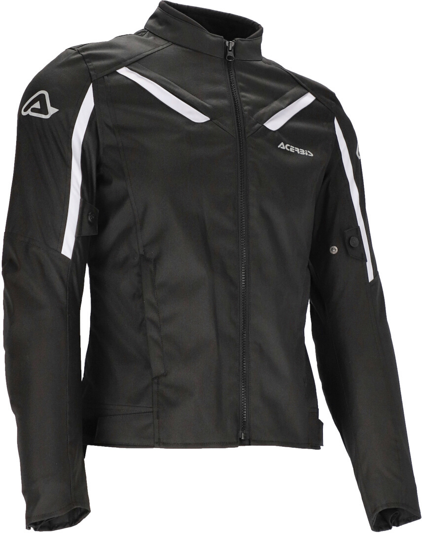 Image of Acerbis X-Mat Giacca tessile da donna moto, nero-bianco, dimensione 2XL per donne