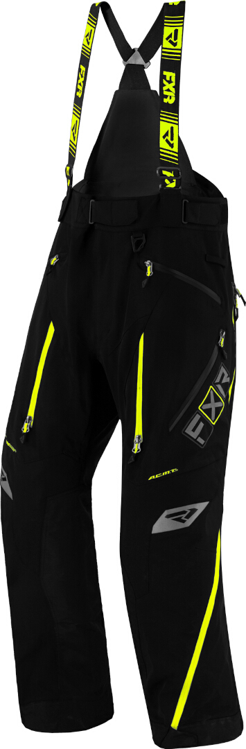 FXR Maverick X Snowmobile Pants, black-yellow, Size L, black-yellow, Size L