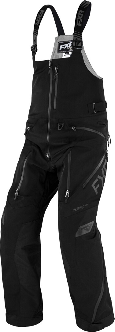 FXR Renegade Lite 2023 Snowmobile Bib Pants, black, Size L, black, Size L