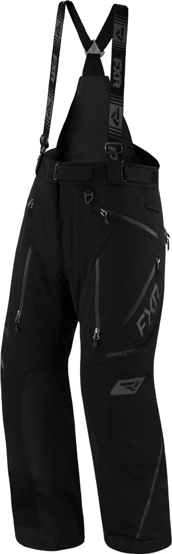 FXR Renegade FX 2023 Snowmobile Bib Pants, black, Size S for Men-image-451954153