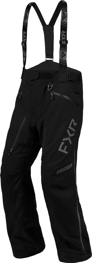 FXR Helium X Snowmobile Bib Pants, black, Size 5XL for Men-image-1509716565