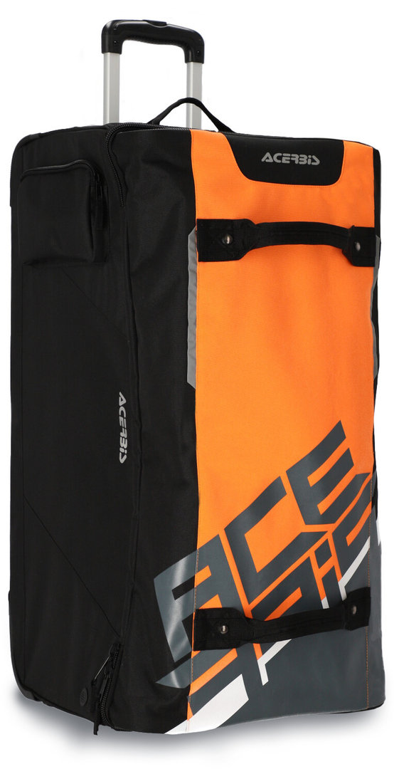 Acerbis Voyager 105L Sac à roulettes, gris-orange