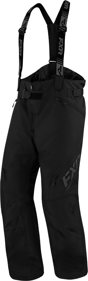 FXR Clutch FX 2023 Snowmobil Latzhose, schwarz, Größe XS für Männer