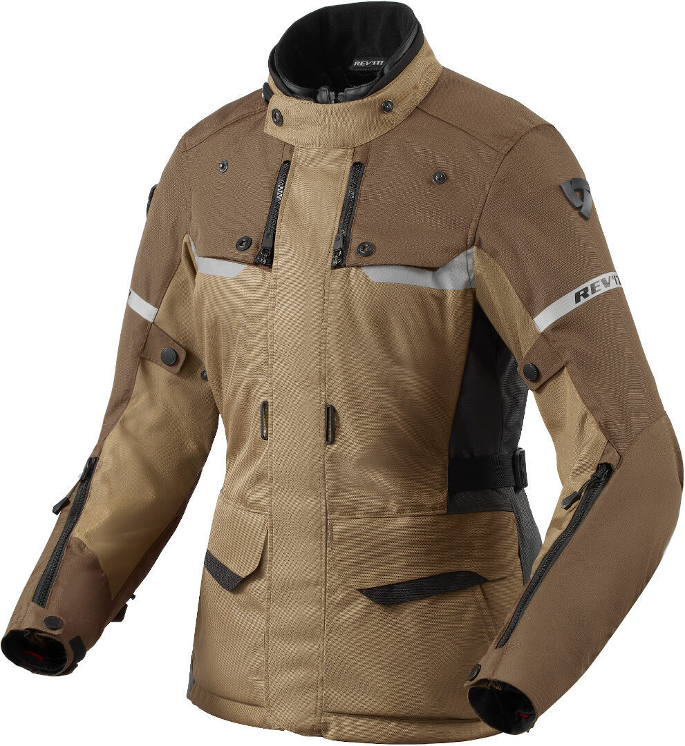 Revit Outback 4 H2O Dame motorcykel tekstiljakke, brun, størrelse 40 til Kvinder