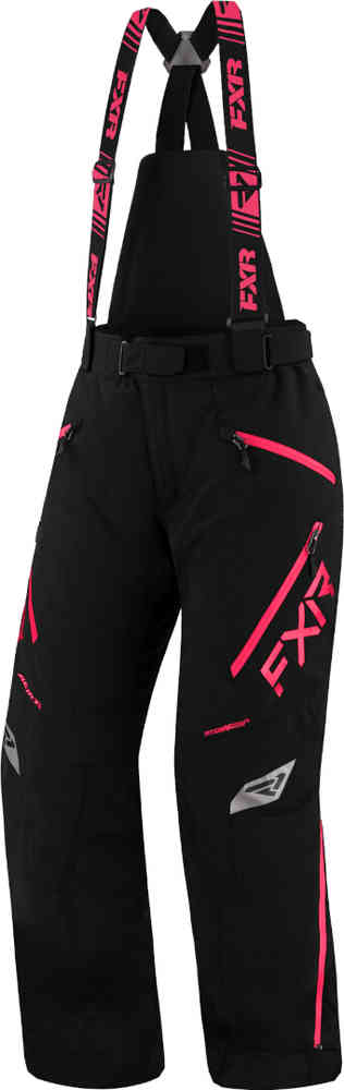 FXR Edge Pantalones babero para motos de nieve para damas