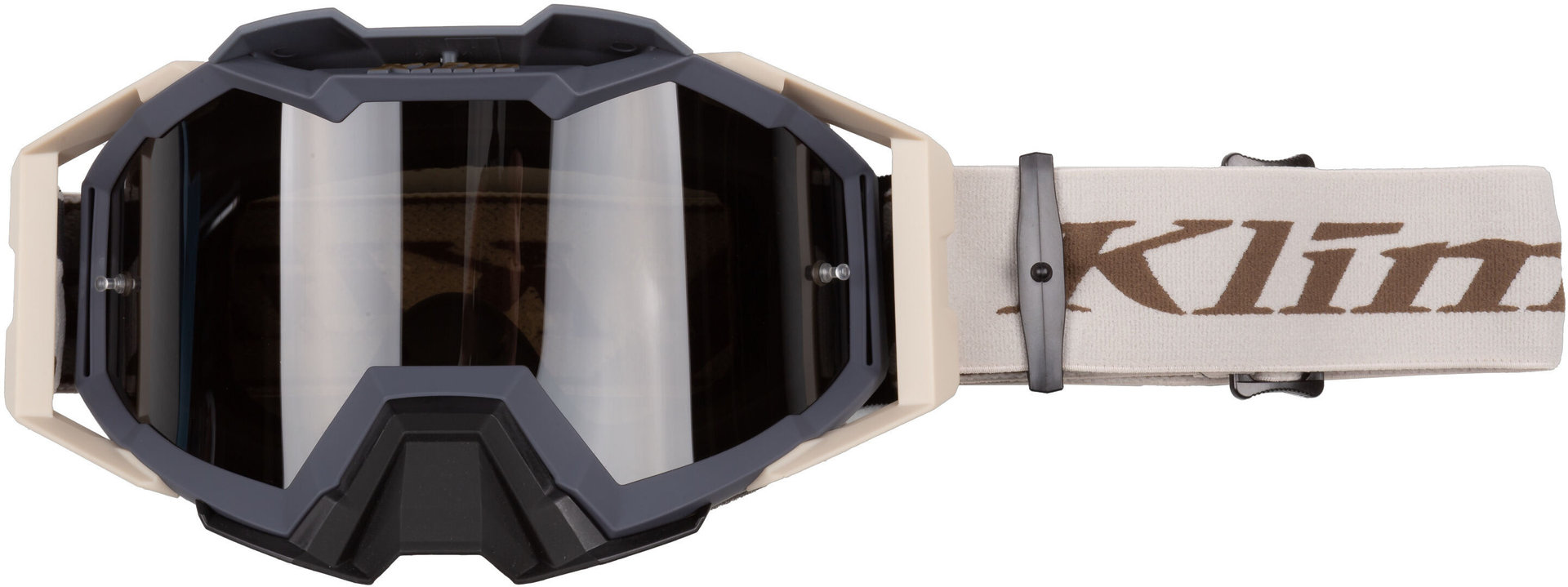 Klim Viper Pro 2023 Motorcrossbril, bruin-beige