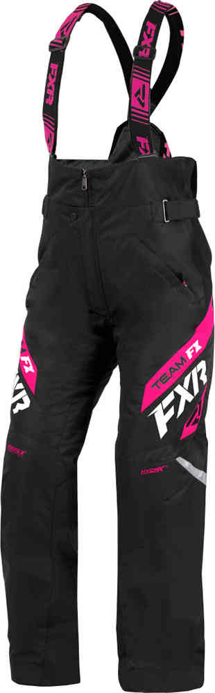 FXR Team FX Pantaloni con bretelle da donna in motoslitta