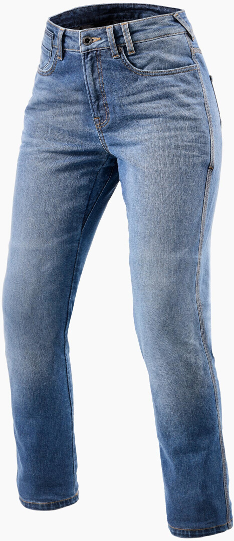 Revit Victoria 2 SF Dames Motor Jeans, blauw, afmeting 32 36 voor vrouw