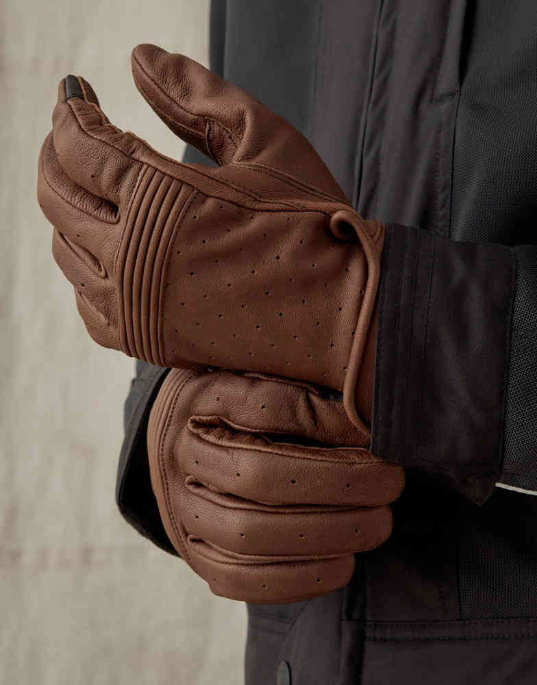 Belstaff Montgomery Перфорированные мотоциклетные перчатки