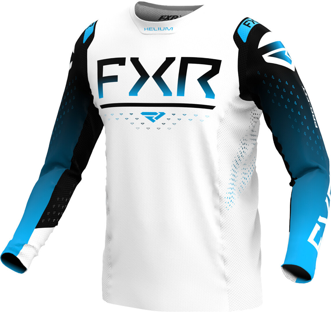 FXR Helium LE Motocross tröja, vit-blå, storlek M