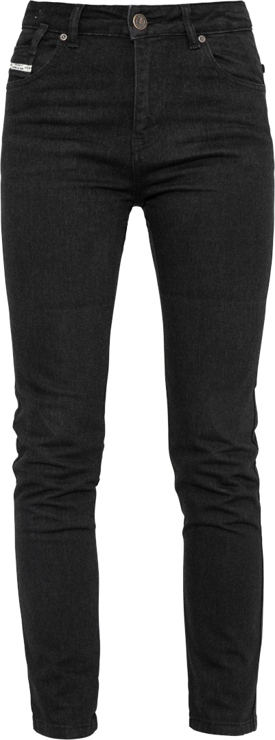 John Doe Jane High Mono XTM Женские мотоциклетные джинсы Черный 25/34 