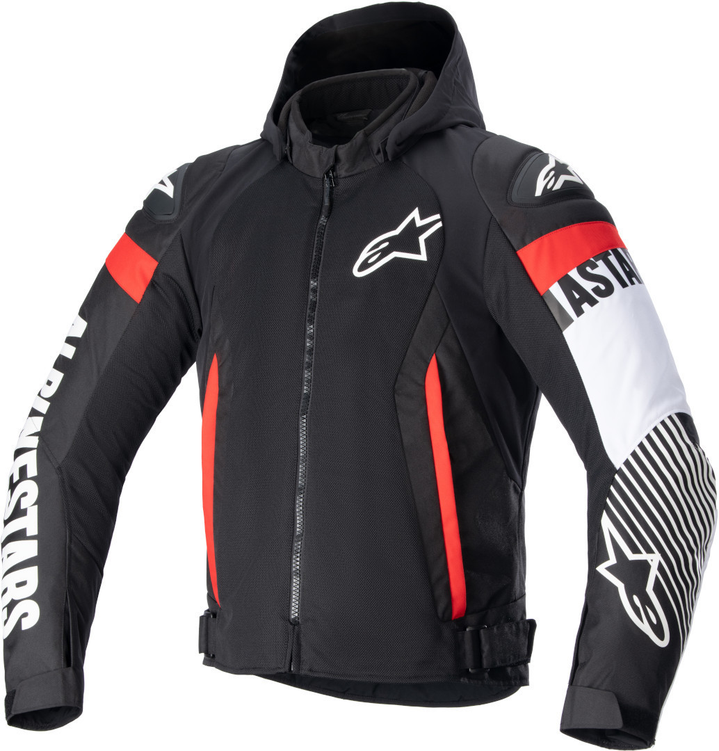 Alpinestars Zaca Air Мотоцикл Текстильная куртка Черный/Белый/Красный S 