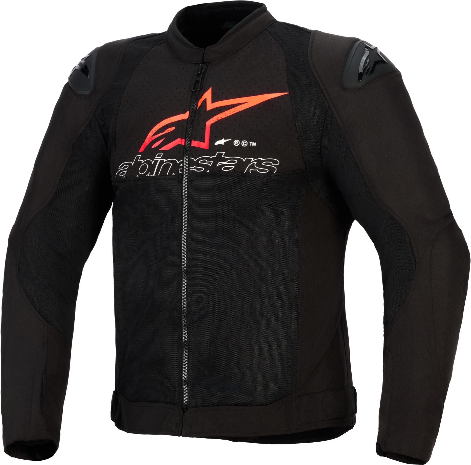 Alpinestars SMX Air Перфорированная мотоциклетная текстильная куртка Черный/Красный/Белый M 