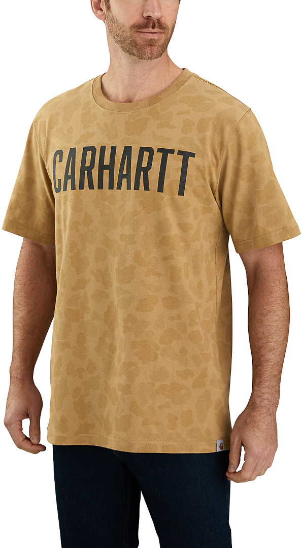 Image of Carhartt Workwear Camo Block Logo T-Shirt, multicolore, dimensione S