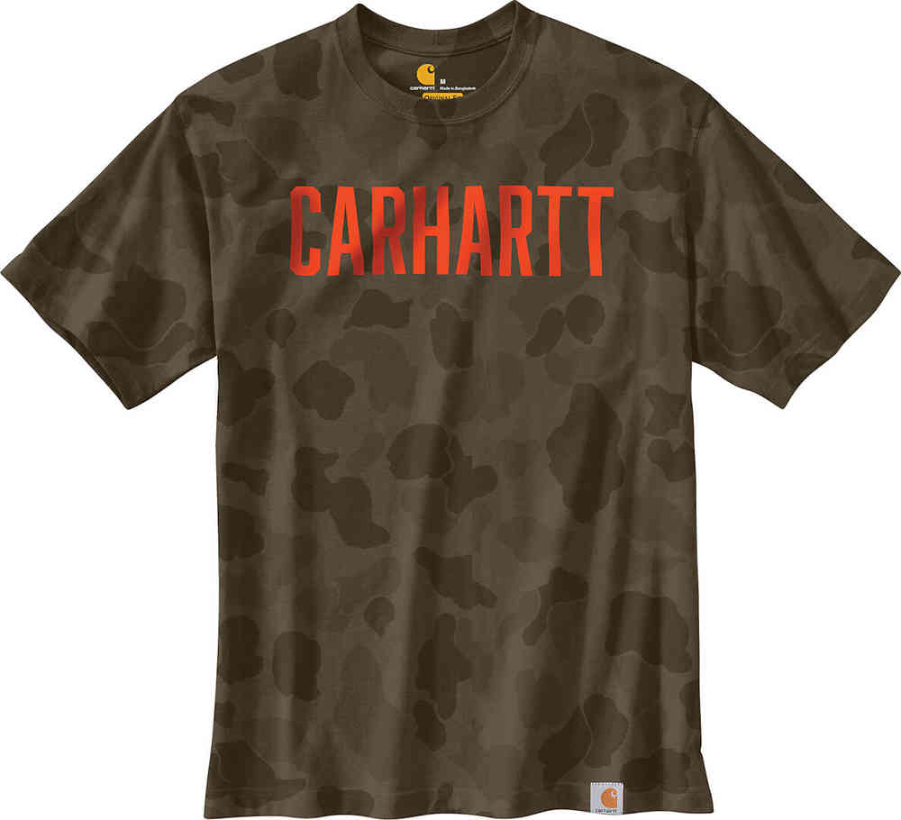 Carhartt Workwear Camo Block 徽標 T 恤