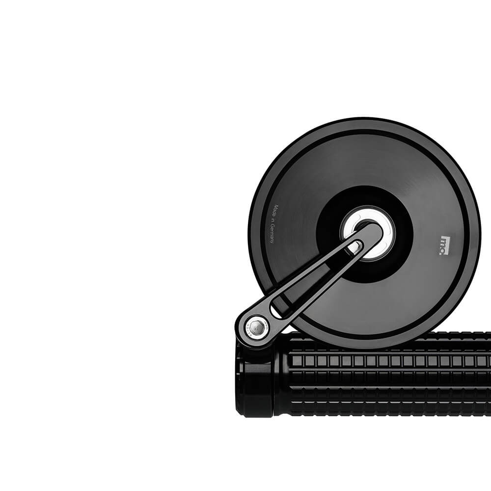 motogadget mo.view Street Flip, miroir d’extrémité de guidon sans verre, noir