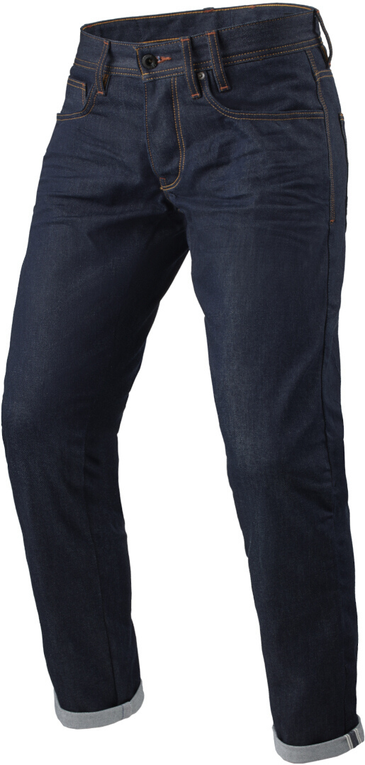 Revit Lewis Selvedge TF Motorcykel jeans, blå, storlek 31 36