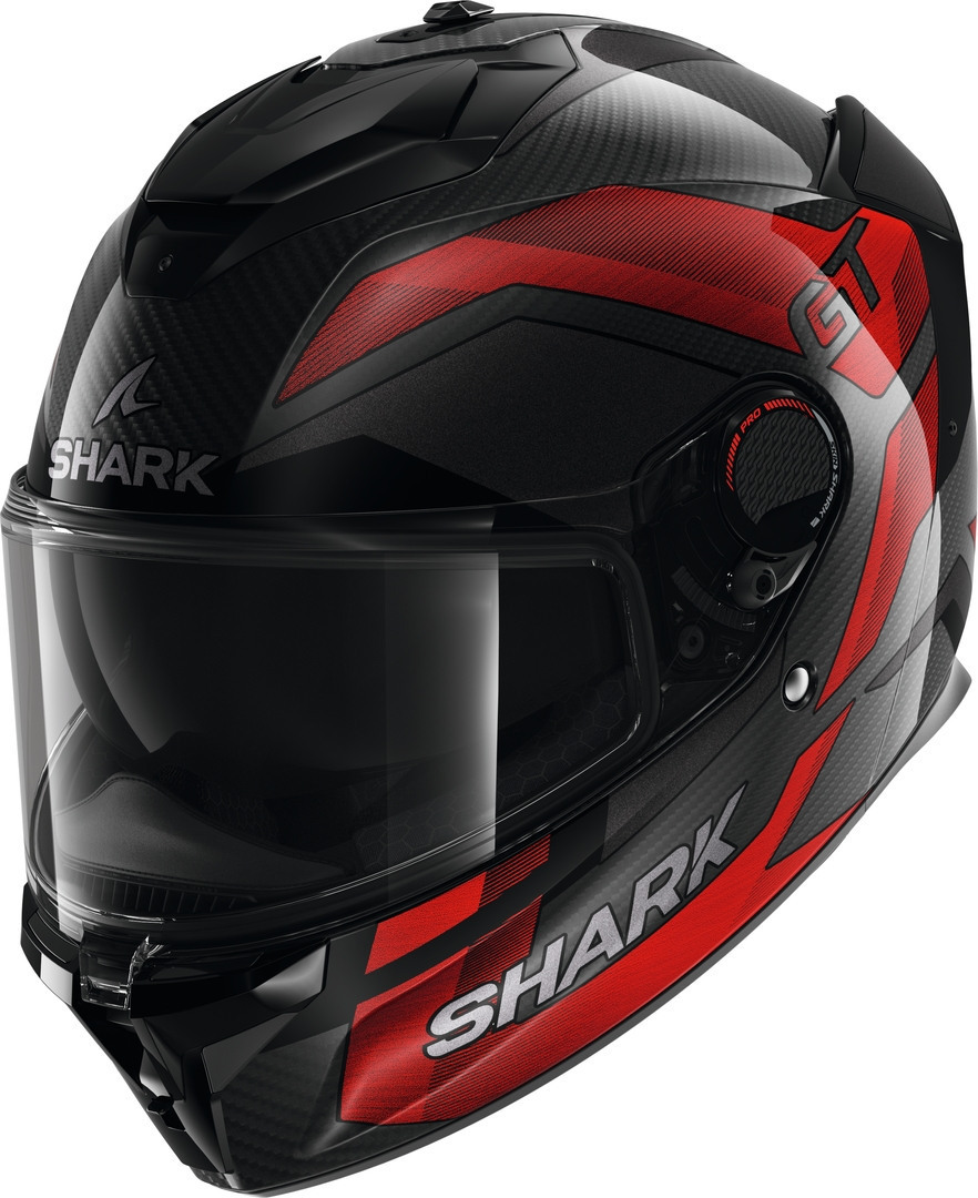 Shark Spartan GT Pro Ritmo Carbon Шлем Черный/Серый/Красный M (57/58) 