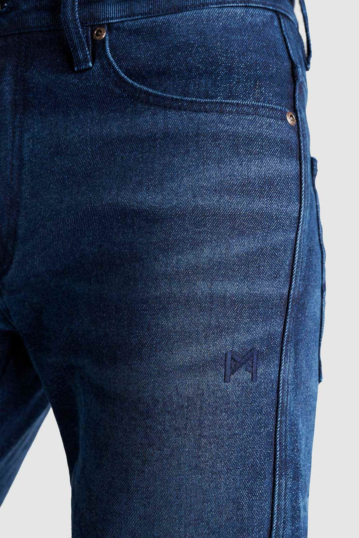 Photos - Motorcycle Clothing Pando Moto Arnie Slim Motorcycle Jeans, blue, Size 34 36 for Men 