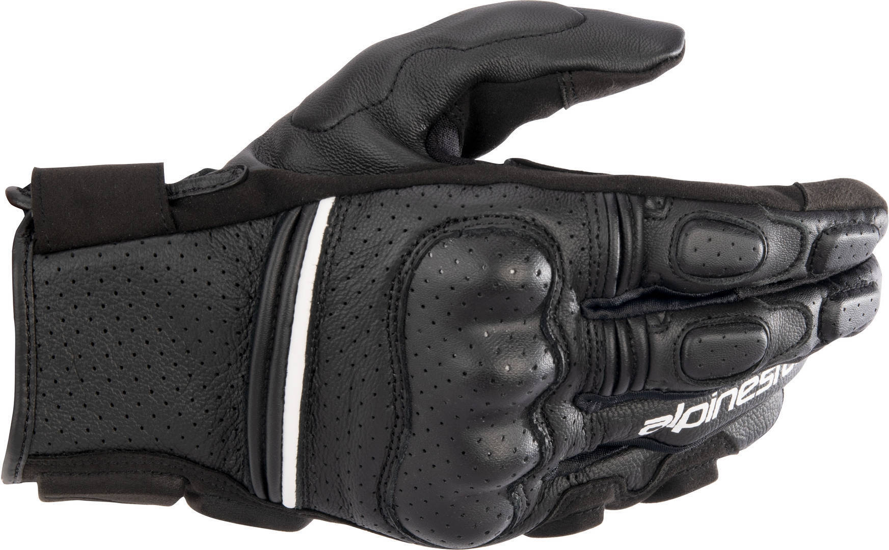 Alpinestars Phenom Air Перфорированные мотоциклетные перчатки Черный/Белый S 