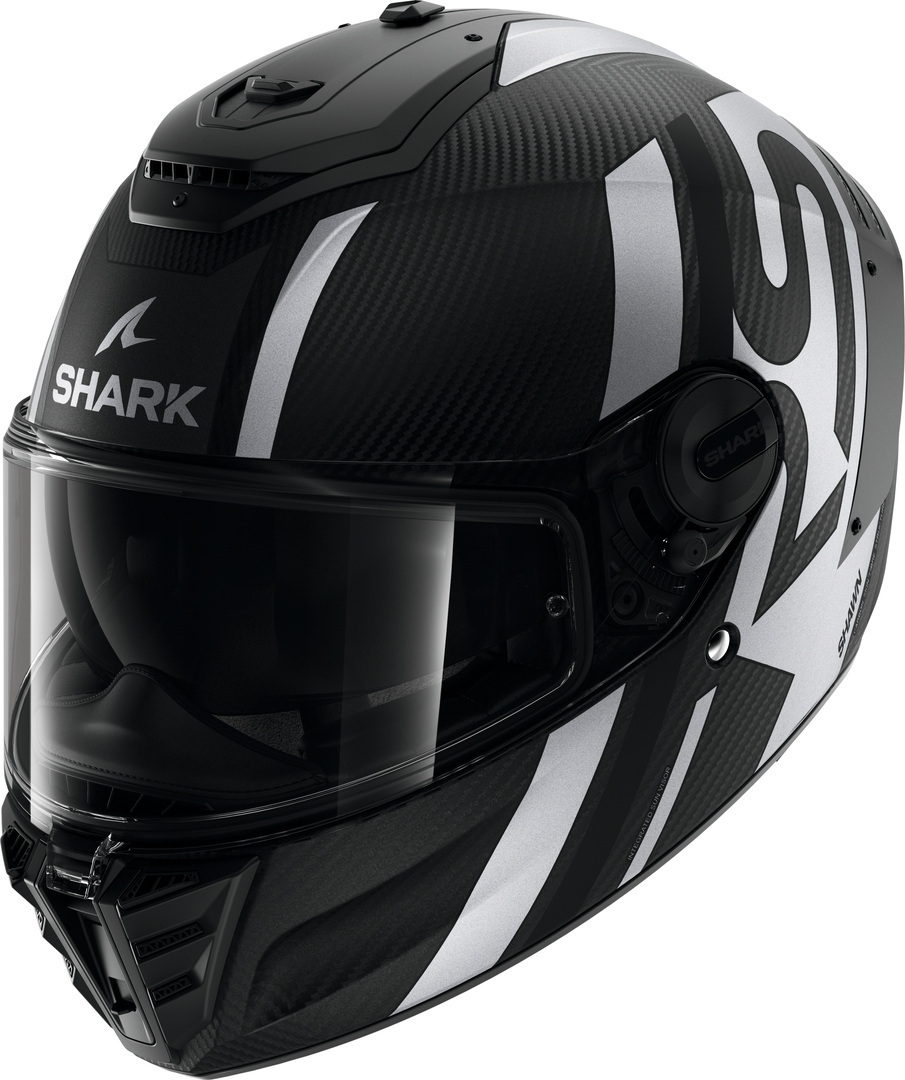 Shark Spartan RS Shawn Carbon Шлем Черный матовый/Серебристый XXL (63) 