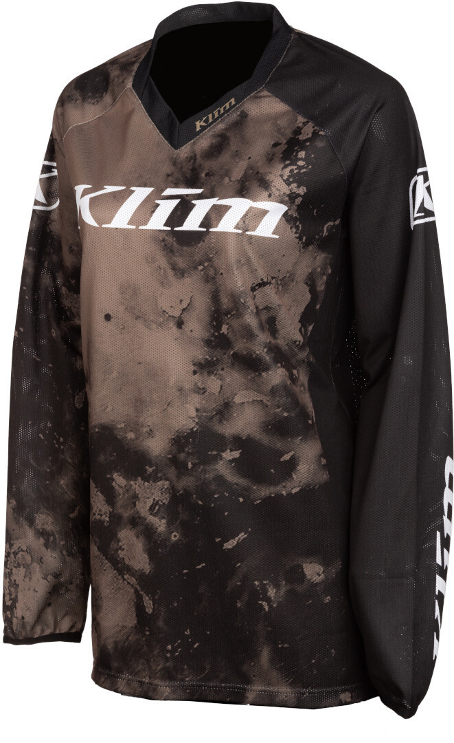 Image of Klim XC Lite Corrosion 2023 Maglia Motocross Donna, nero-grigio, dimensione M per donne