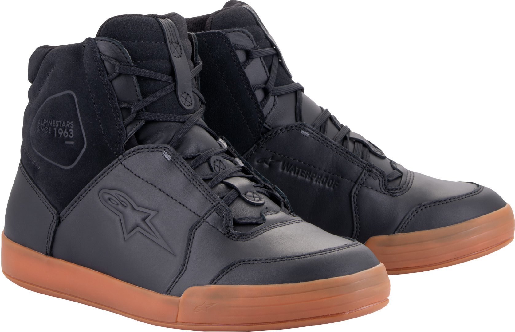 Alpinestars Chrome Drystar Водонепроницаемая обувь для мотоциклов Черный/Коричневый 11.5 