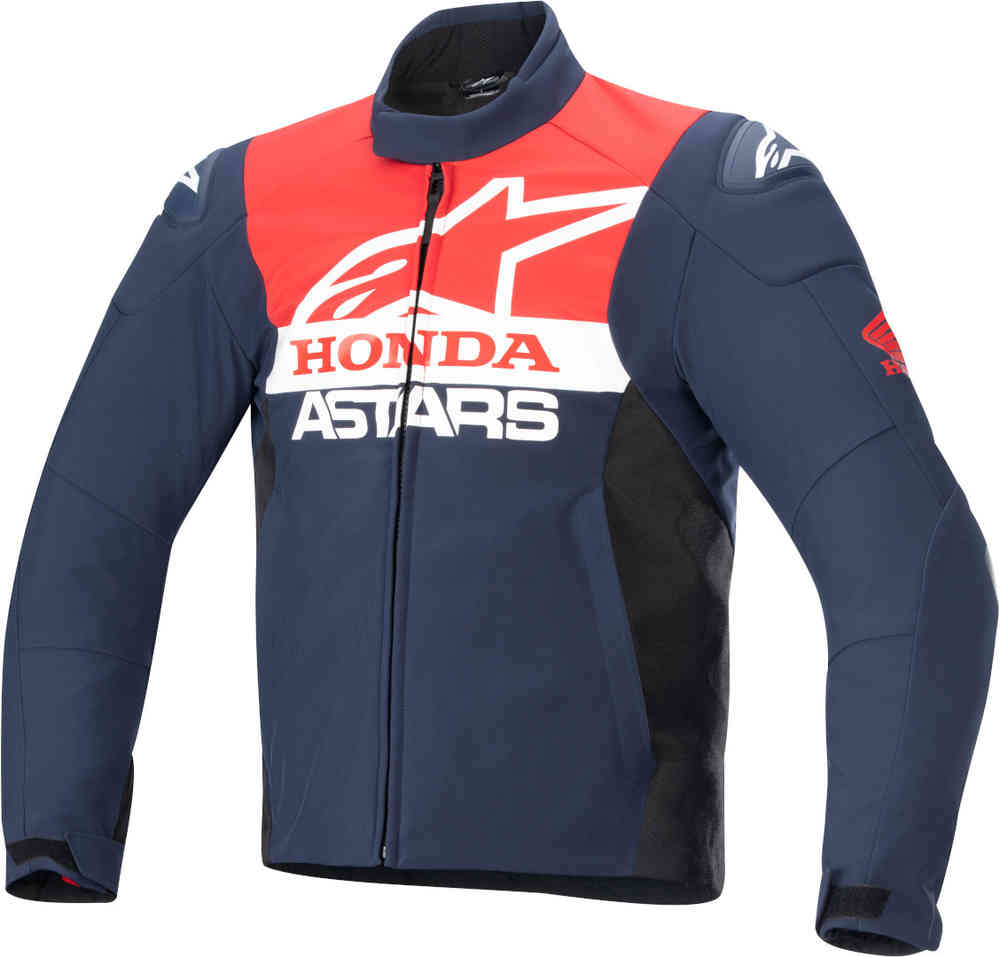 Alpinestars Honda SMX Softshell Водонепроницаемая мотоциклетная текстильная куртка