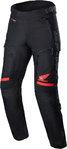 Alpinestars Honda Bogota Pro Drystar Vodotěsné motocyklové textilní kalhoty