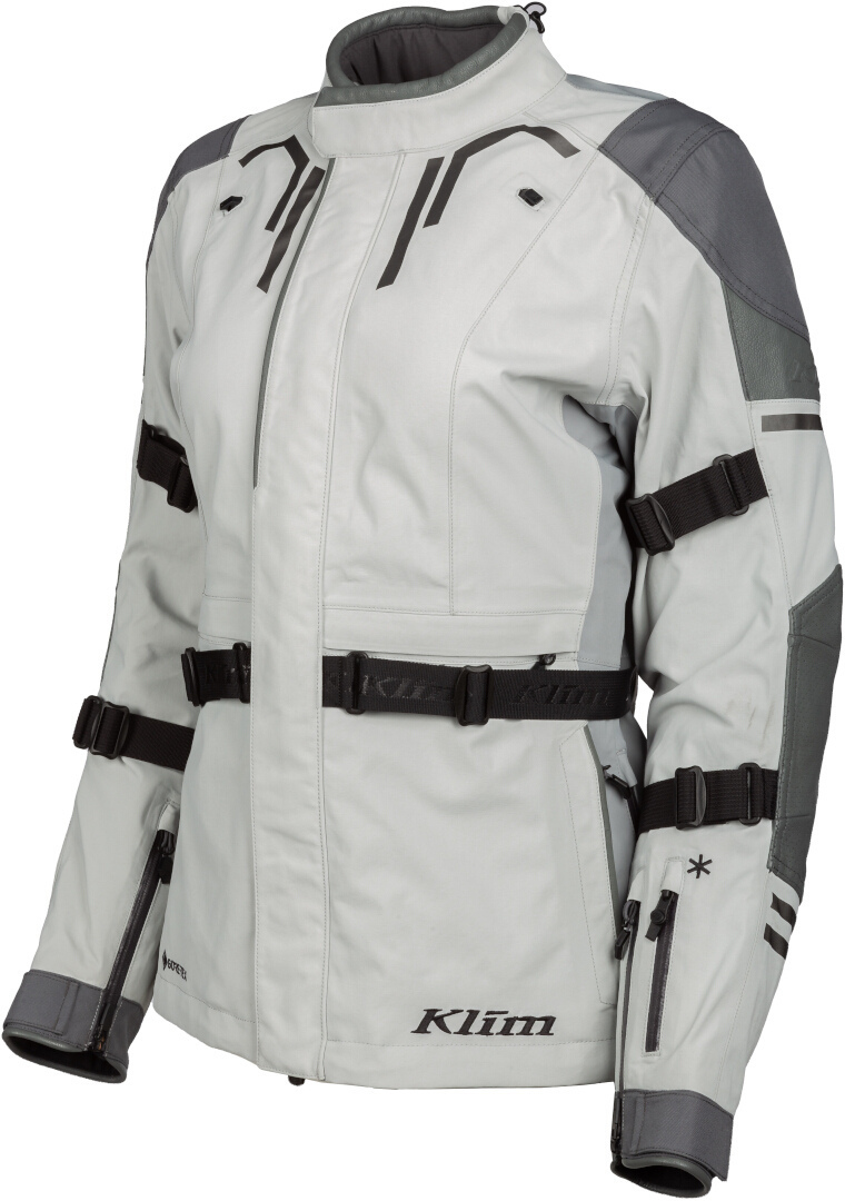 Klim Altitude 2023 Motorrad Textiljacke, schwarz-grau, Größe XL für Frauen, schwarz-grau, Größe XL