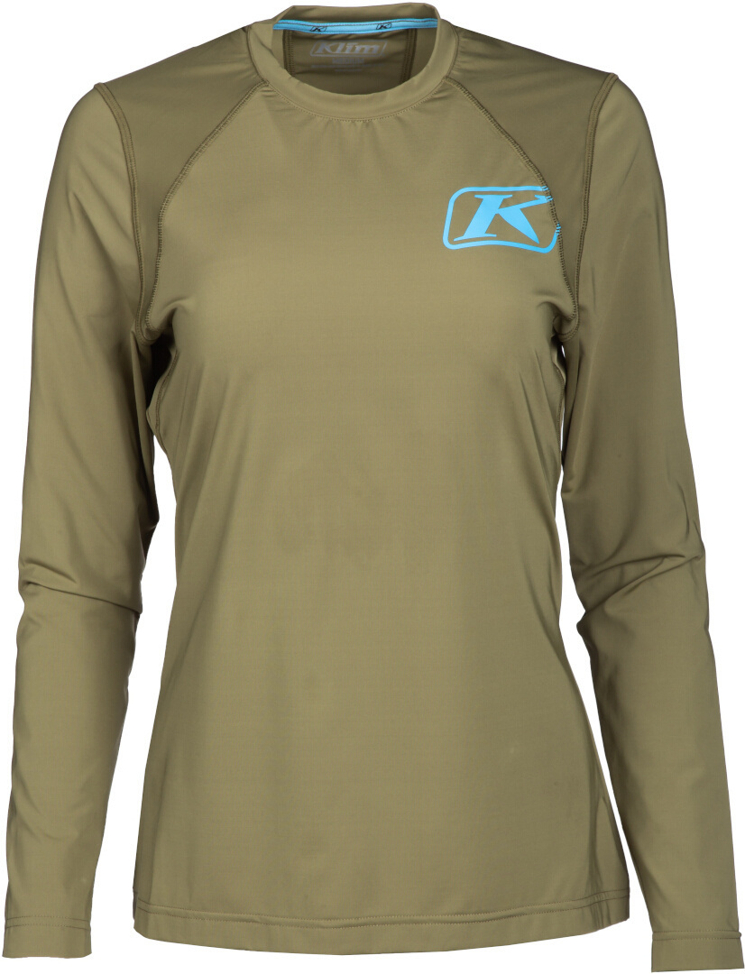 Klim Solstice -1.0 Damen Langarm Funktionsshirt, grün, Größe XL