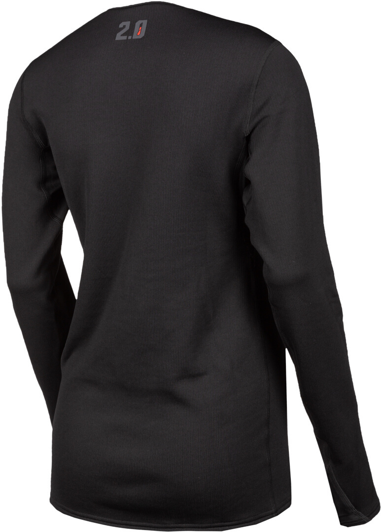 Side view of Klim Solstice 2.0 2023 Ladies Functional Shirt, black, Size M for Women