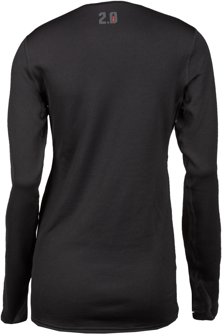 Side view of Klim Solstice 2.0 2023 Ladies Functional Shirt, black, Size M for Women