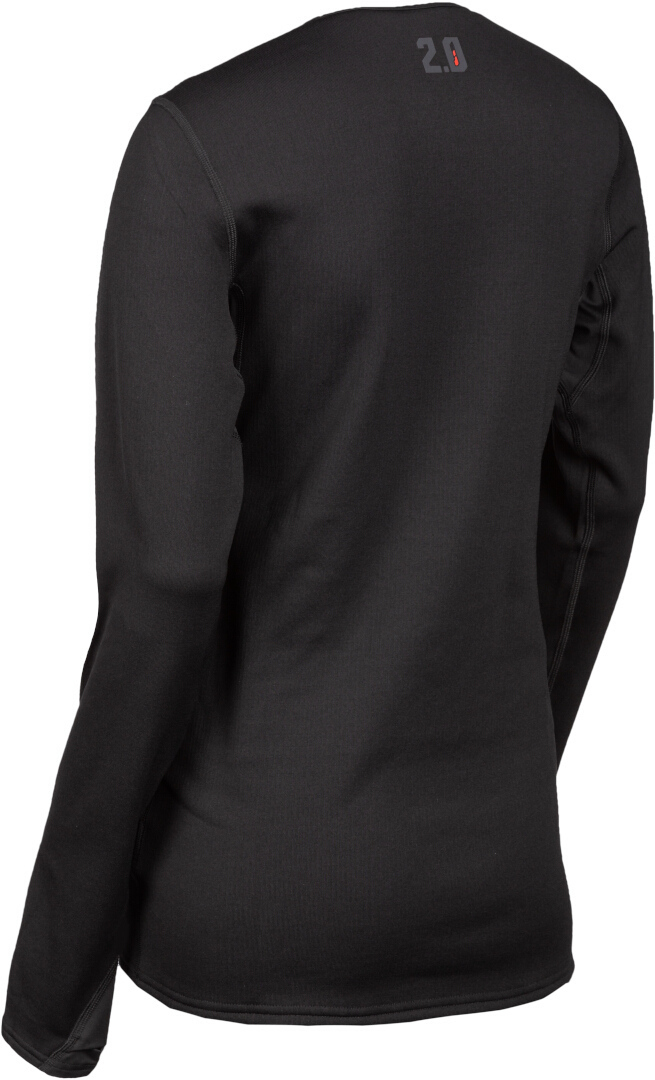 Side view of Klim Solstice 2.0 2023 Ladies Functional Shirt, black, Size M for Women