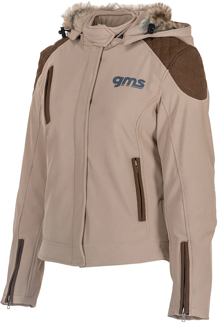 GMS Luna Jaqueta Softshell da motocicleta das senhoras