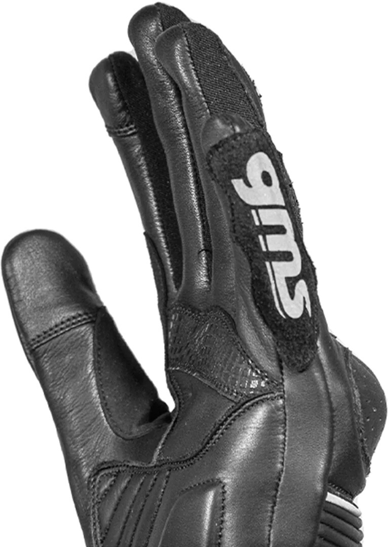 Side view of GMS Strike Motorcycle Gloves, black, Size S for Men