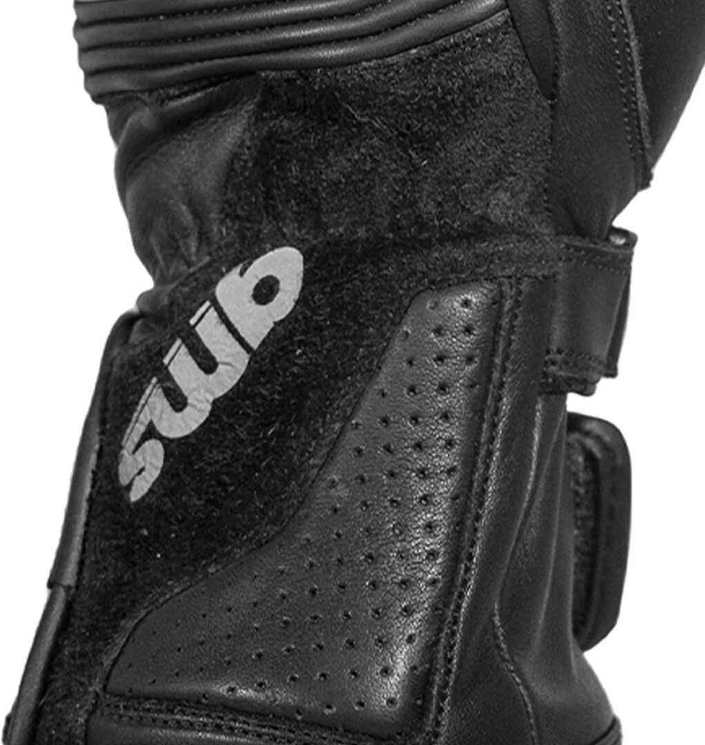 Side view of GMS Strike Motorcycle Gloves, black, Size S for Men