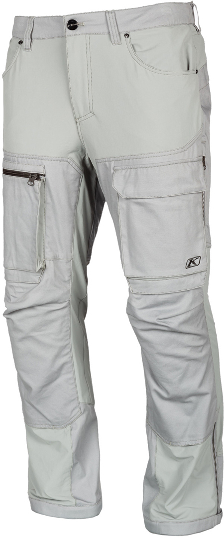 Image of Klim Switchback Cargo 2023 Pantaloni tessili moto, grigio, dimensione 32