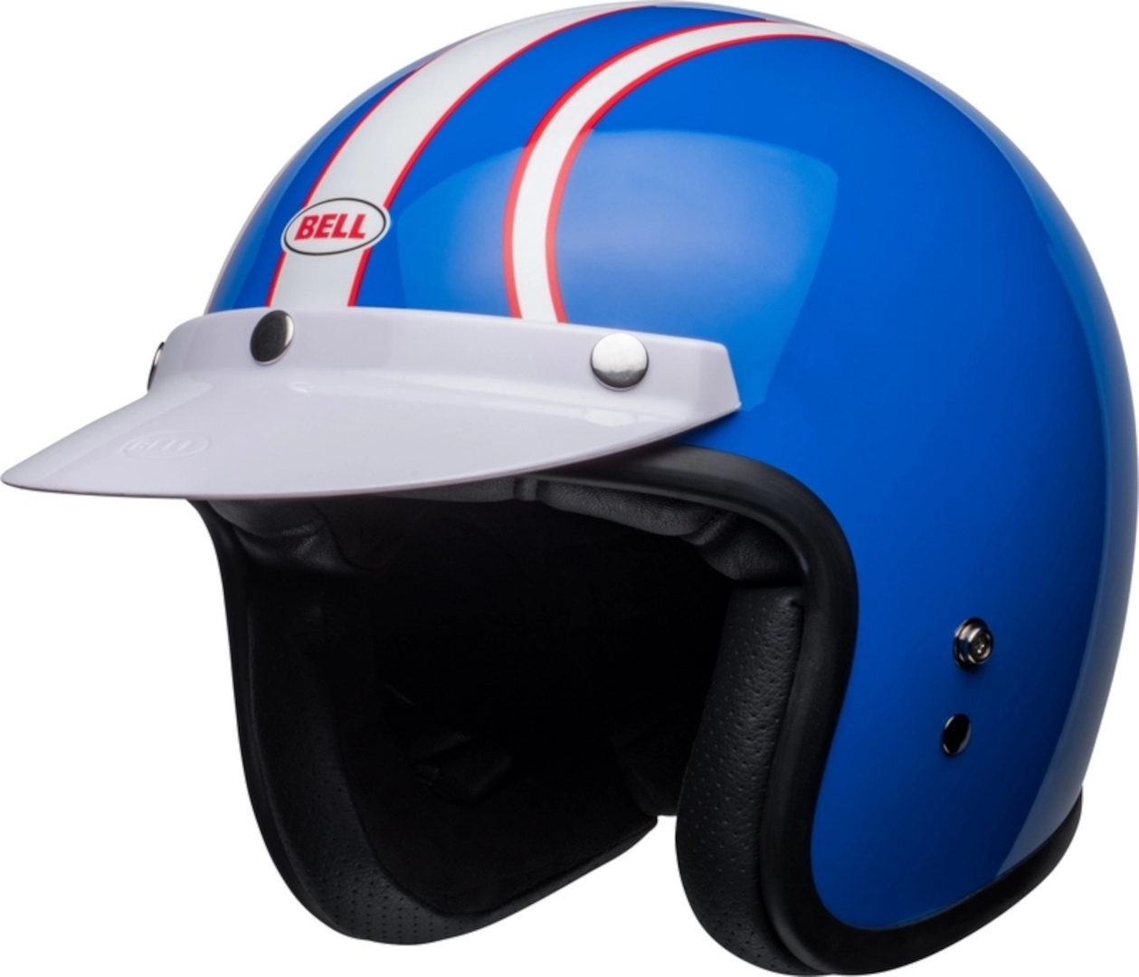 Bell Custom 500 Six Days Steve McQueen Jet helm, blauw, afmeting M