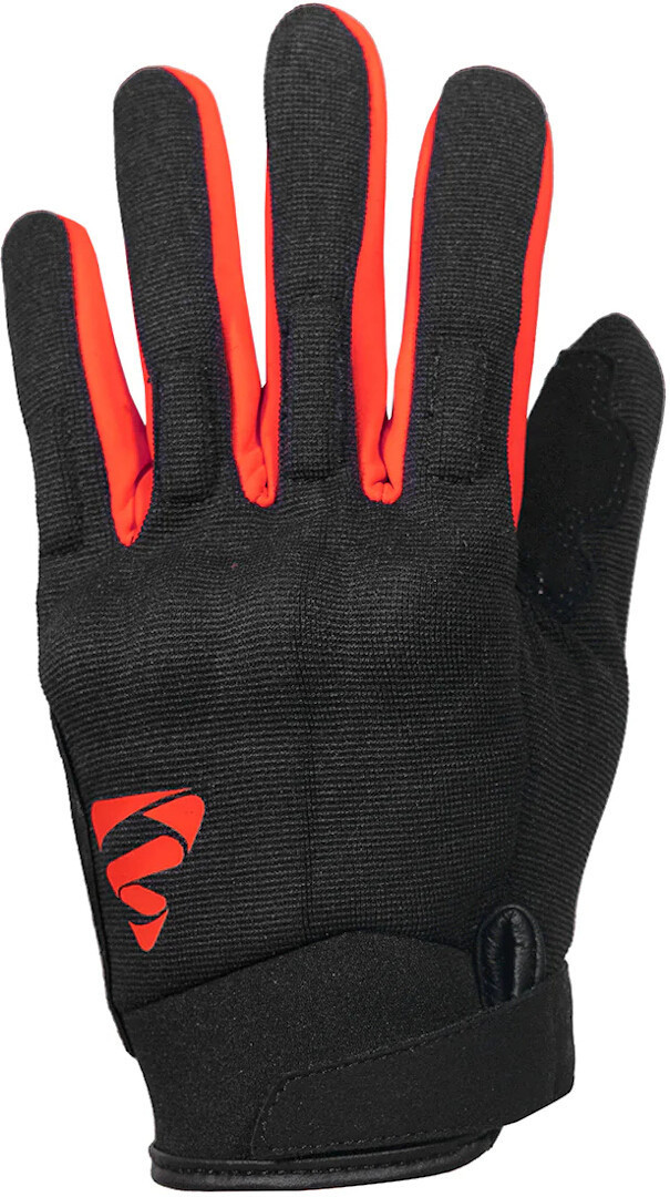 Gms Rio Motorcycle Gloves, Black-Red, Size 3XL For Men