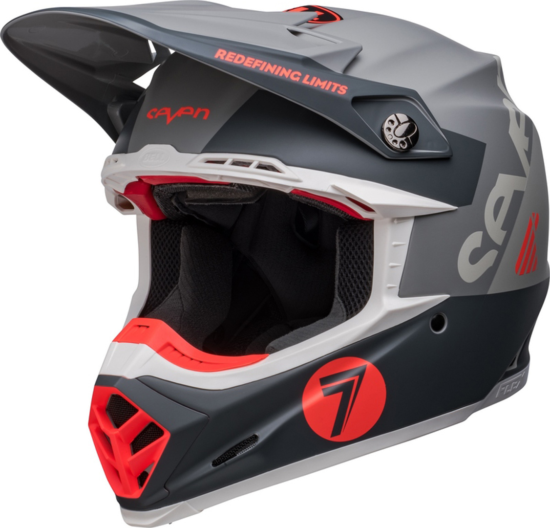 Bell Moto-9s Flex Seven Vanguard Motocross hjälm, grå, storlek XL