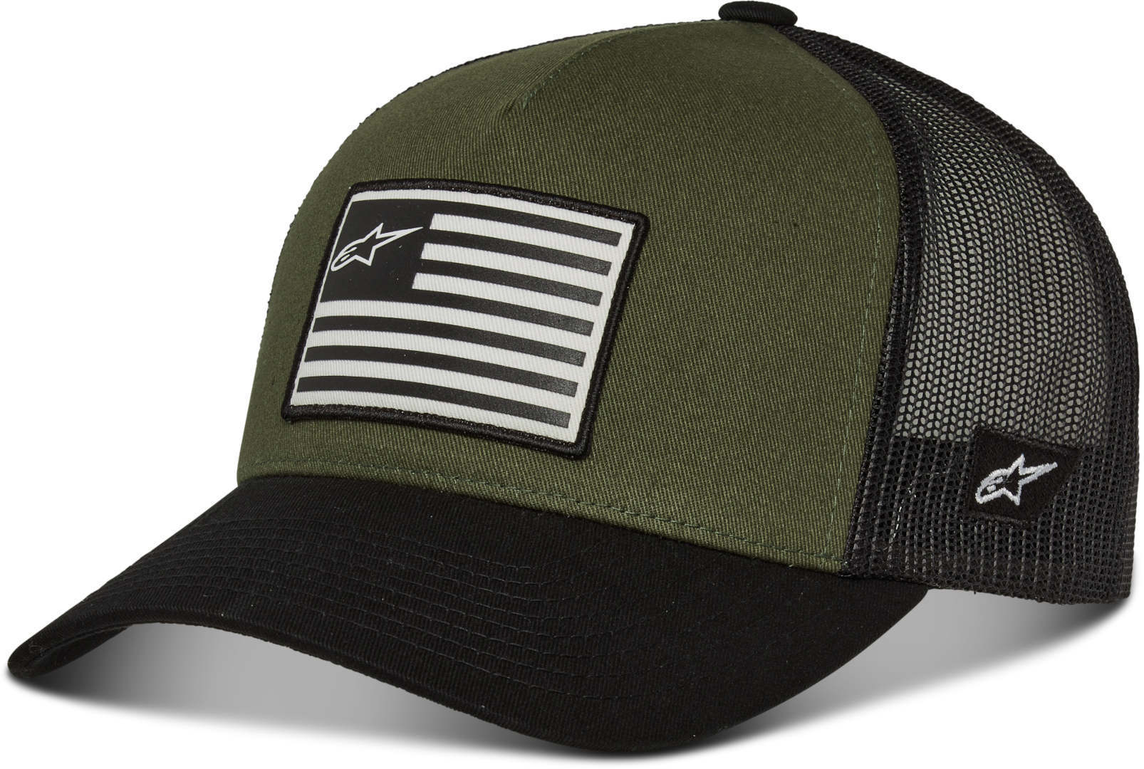 Alpinestars Flag Snapback Шапка Военный зеленый 