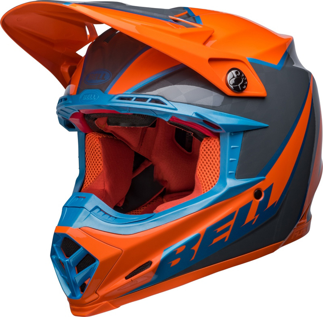 BELL Moto-9 S Flex Pro Circuit Crosshjälm Blå/Gul/Röd main image 1