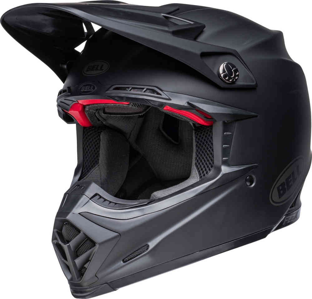 Bell Moto-9s Flex Solid Шлем для мотокросса Черный матовый S 