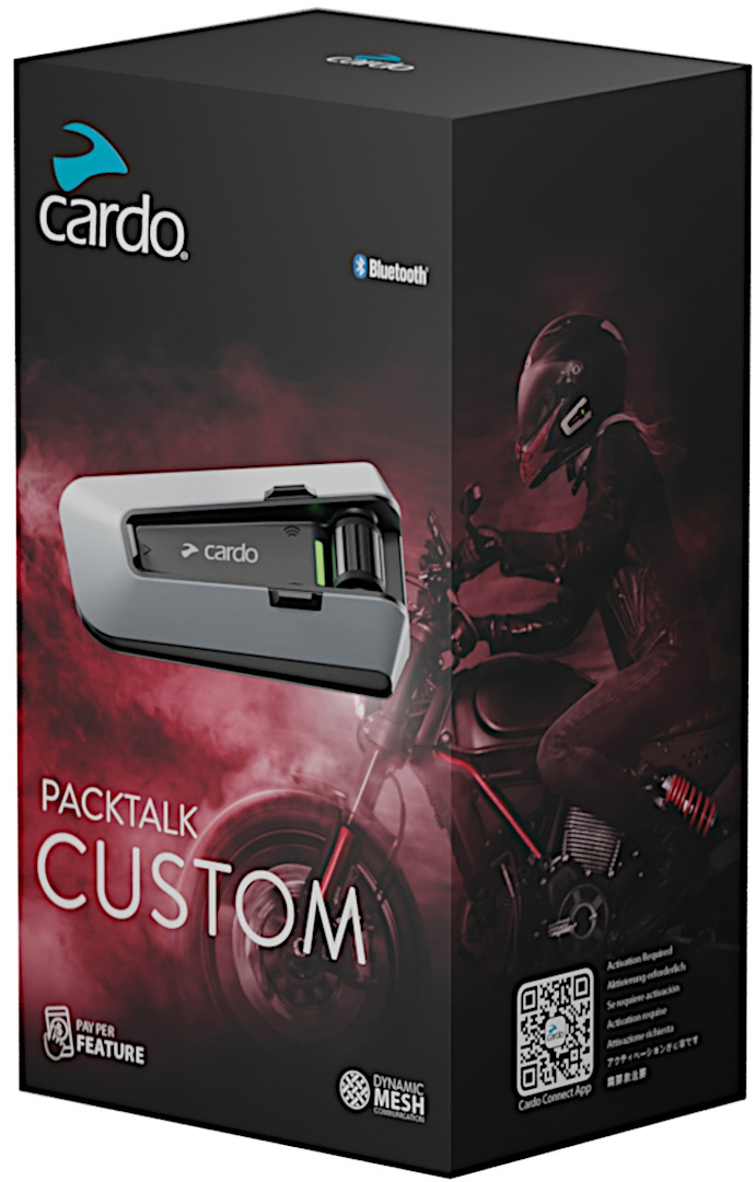 Image of Cardo Packtalk Custom Sistema di comunicazione Set singolo