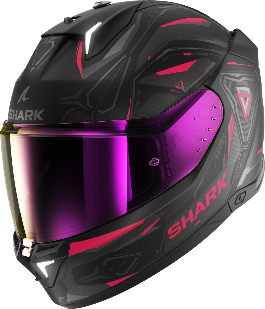 Shark Skwal i3 Linik Шлем Черный матовый/фиолетовый XS (53/54) 